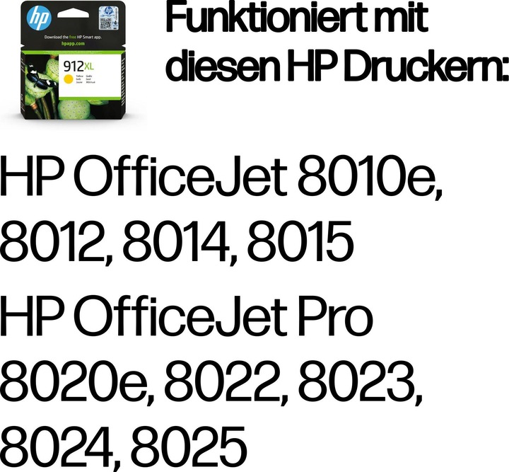 Produktbild HP 912XL (Y)