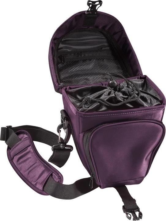 Immagine prodotto mantona Premium Colt Bag viola (Borsa a tracolla per fotocamera, Kamera Bereitschaftstasche)