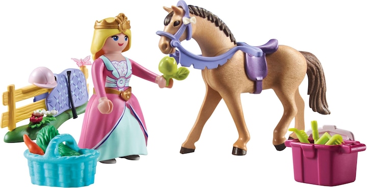 Produktbild Playmobil Prinzessin mit Pferd (71801, Playmobil Princess Magic)