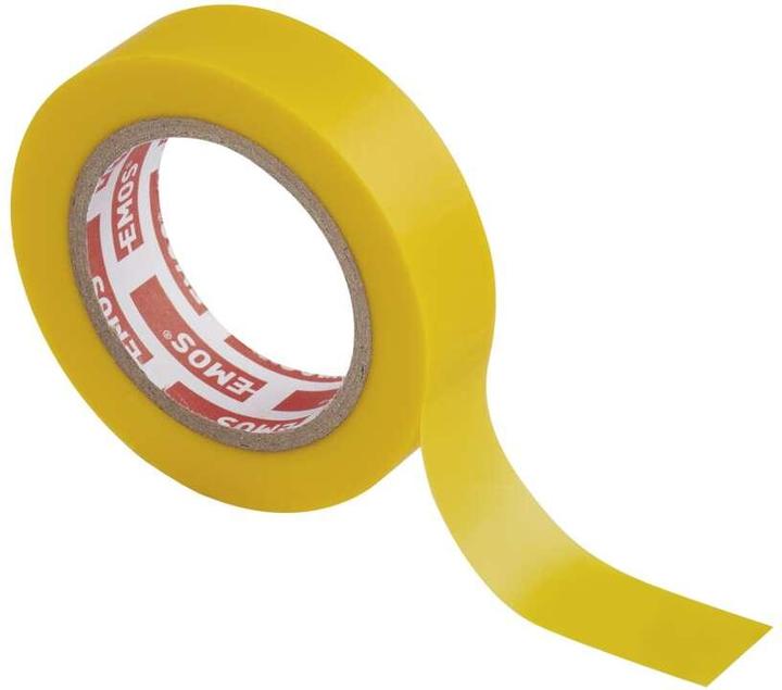 Image du produit Emos Ruban isolant PVC 15mm/10m Jaune, 10 pcs. (15 mm)