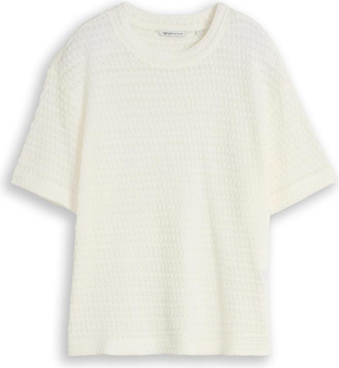 Image du produit Tom Tailor T-shirt ample en jacquard (S)