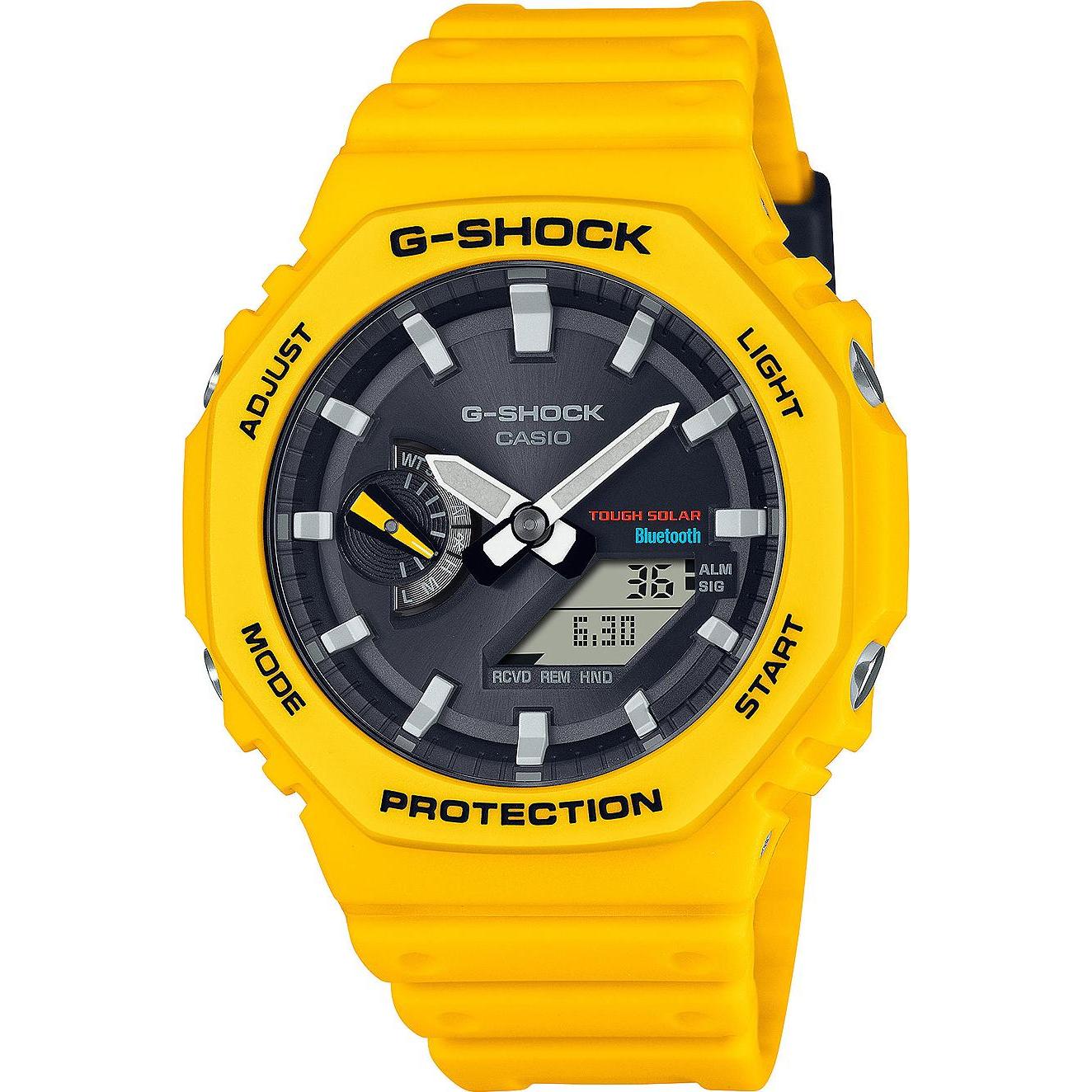 G-Shock, Armbanduhr, GA-B2100C-9AER, Gelb, (Taucheruhr, 46 mm)