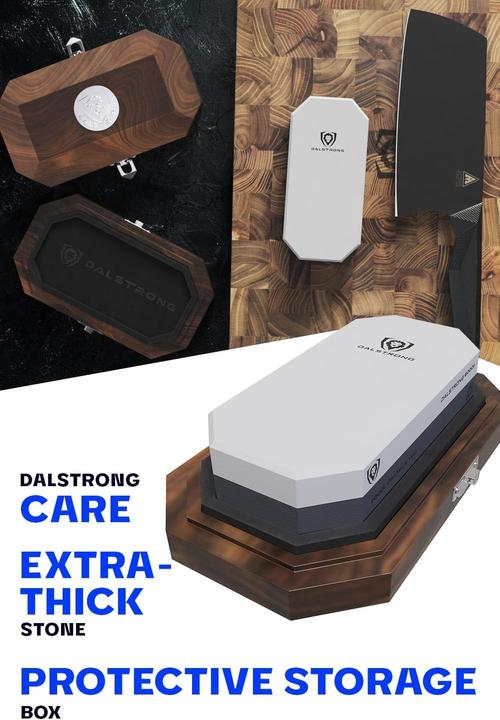 Actual product image Dalstrong Premium Whetstone Kit