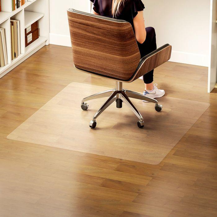 Image du produit Swisshandel24 Bodenschutzmatte, rutschfest, 1,5mm dick, 120x120cm, Transparent (120 x 120 cm)