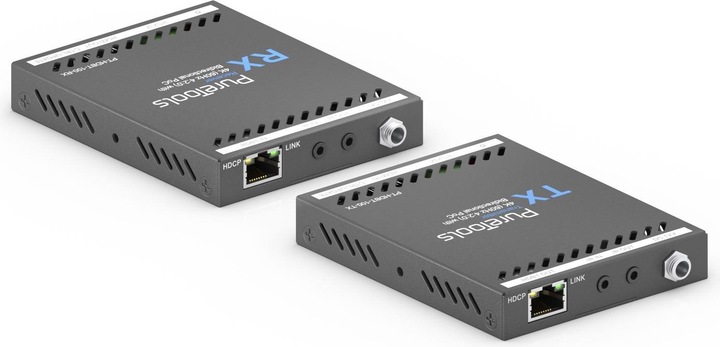 Actual product image Puretools Extender Set PT-HDBT-100 4K HDMI HDBaseT