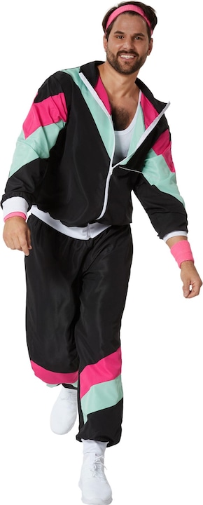 Actual product image tectake Men's Fancy Dress Costume - Retro Tracksuit (XL)