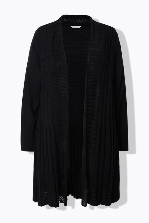 Produktbild Miamoda Strickjacke, A-Linie, Strukturmix (60)