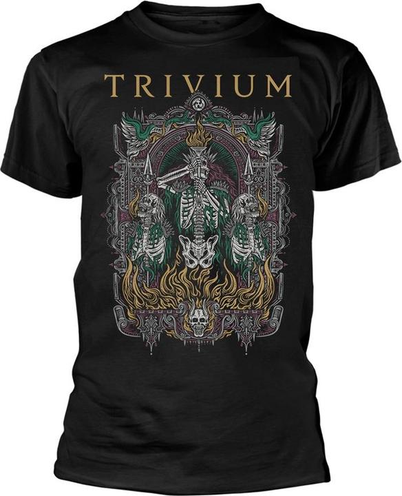 Produktbild Trivium Skelly Frame Band Logo T Shirt L (L)