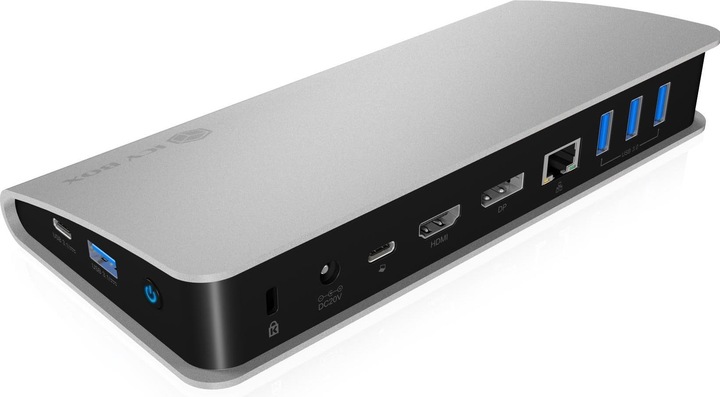 Icy Box RaidSonic ICYBOX IB-DK2408-C Dockingstation 11in1 (USB-C, 1 Ports)