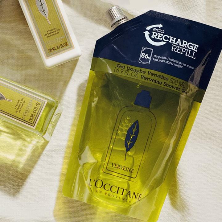 Image du produit L'Occitane Gel douche au citron Verbena - Recharge (500 ml)