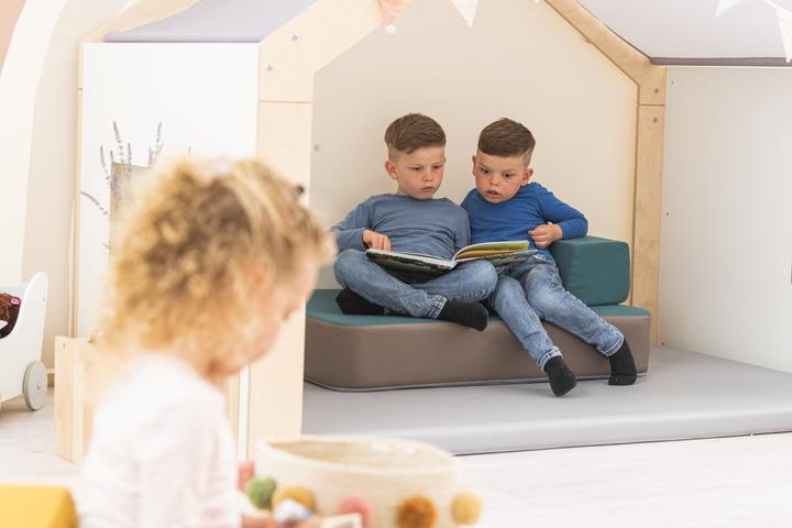 Actual product image Betzold Hüpfpolster-Set mit Rückenlehne (Children sofa)