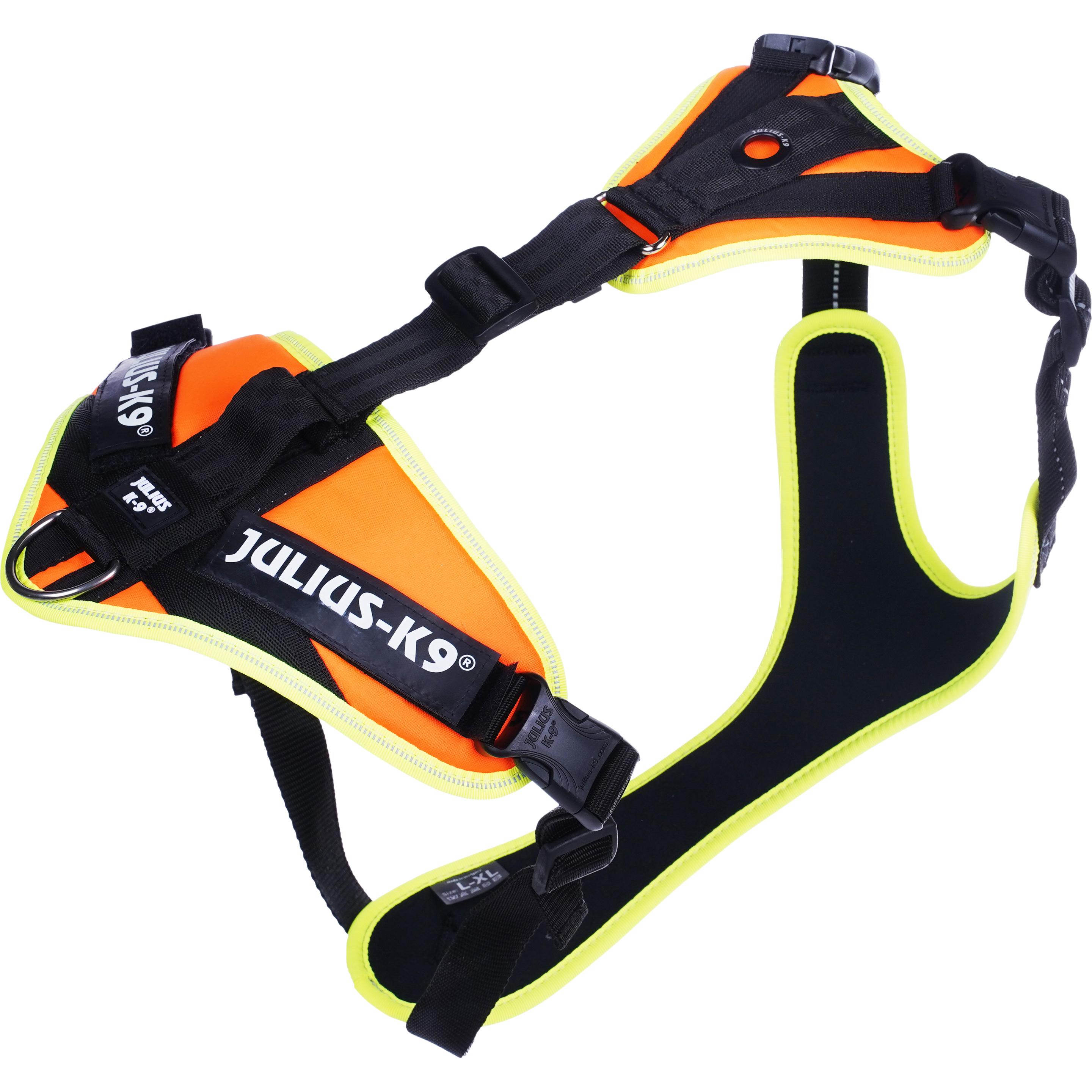 Comparer les prix de Julius K9 Harnais Mantrailing Orange Et Néon Pour Chiens L-Xl