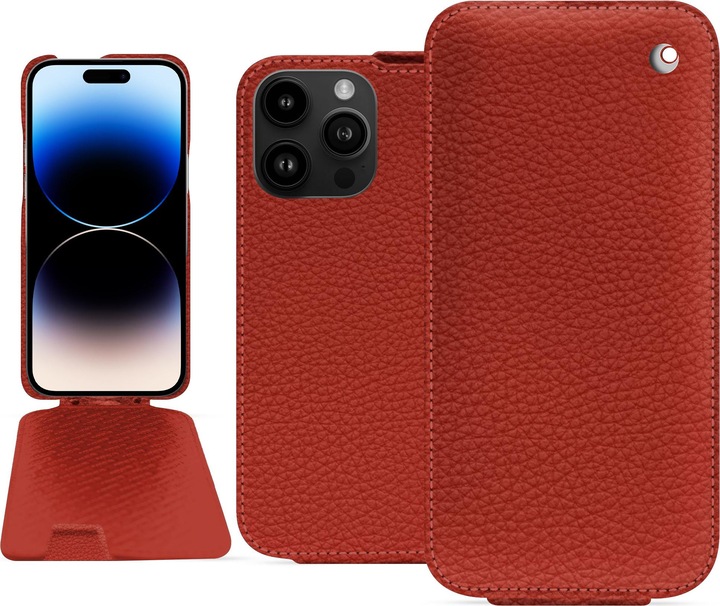 Actual product image Noreve Vertical leather shell (Apple iPhone 15 Pro Max)