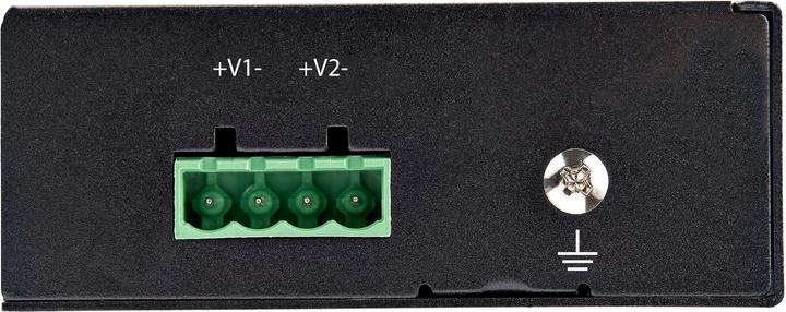 Actual product image StarTech Industrial Gigabit PoE Injector - High Speed/High Power 90W - 802.3bt PoE++ 48V- (802.3bt (PoE++), 90 W)