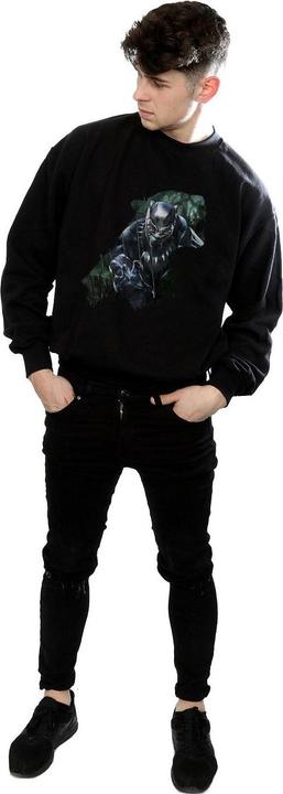 Image du produit Mens Black Panther Wild Silhouette Cotton Sweatshirt (XL)