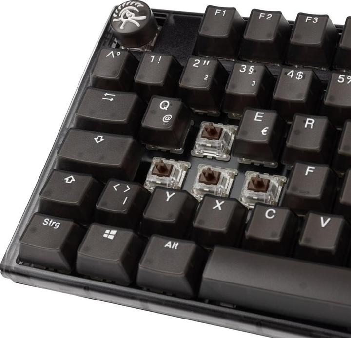 Productafbeelding Ducky One 3 Aura Black TKL Gaming Keyboard, RGB LED - MX-Brown (DE, Bedraad)