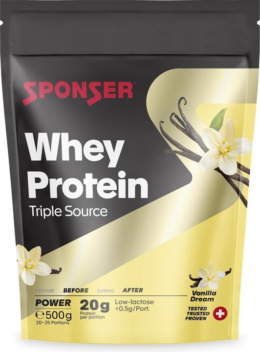 Produktbild Sponser Whey Triple Source Protein (500 g, 1x, Vanille)