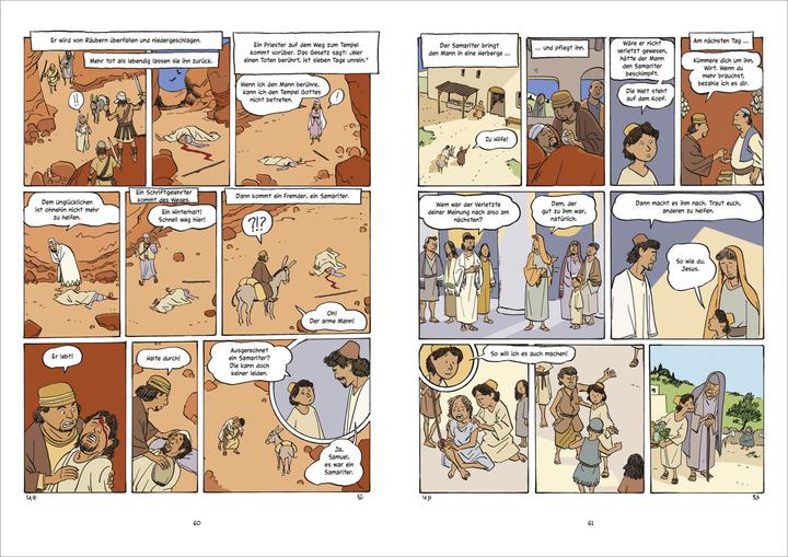 Produktbild Jesus. Sein Leben als Comic (Deutsch, Bénédicte Jeancourt-Galignani, Katja Hald, Li-An, Laurence Croix, 2023)