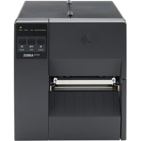 Zebra ZT111, 12 Punkte/mm (300dpi), ZPLII, USB, USB-Host, RS232, BT (BLE), Ethernet (300 dpi), Etikettendrucker