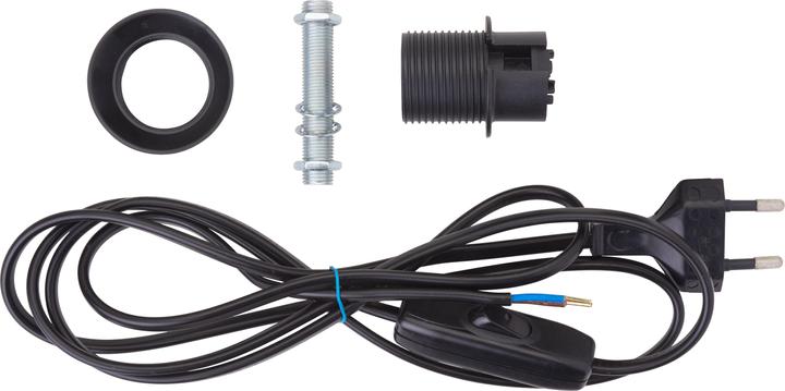 Actual product image VBS Lamp connection cable set E14, black