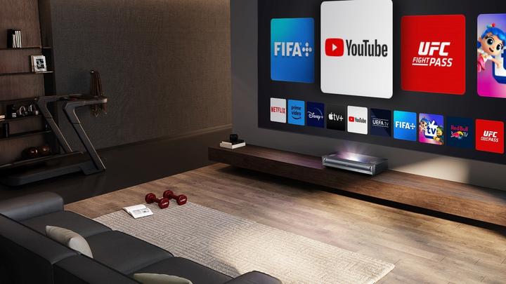 Actual product image Hisense LASER TV PX3 80-150 4K (UHD, 3000 lm, 0.22 :1)