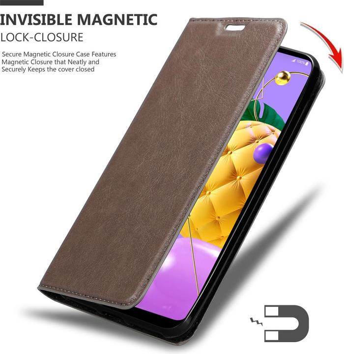 Actual product image Cadorabo Book Invisible Magnet Cover (LG K52)