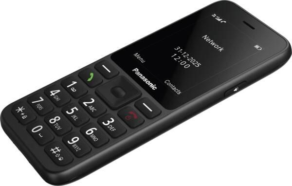 Actual product image Panasonic 4G Essentials Mobiltelefon KX-TU260 - Schwarz (2.40", 0.30 Mpx)