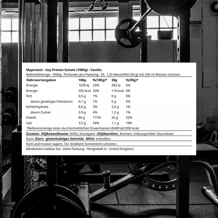 Actual product image MyProtein Soy Protein Isolate (1 x, 1000 g)