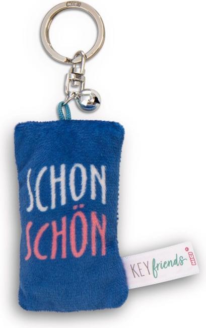 Immagine prodotto Magni NICI Schlüsselanhänger Mini Plüschkissen Schon schön mit Glöckchen 8cm