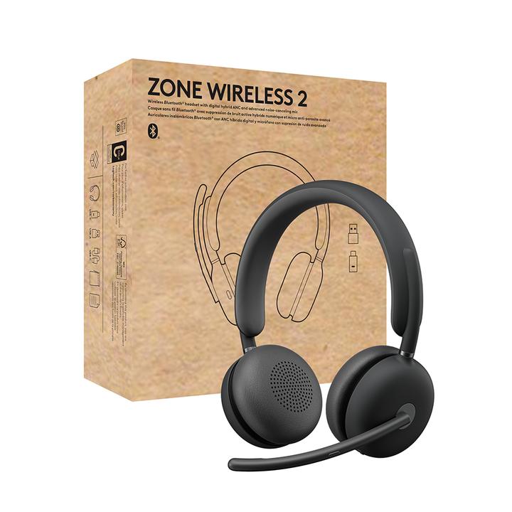 Actual product image Logitech Zone Wireless 2 (Cable, Wireless, USB-C, Microsoft teams)