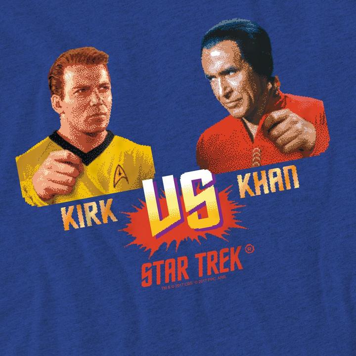 Actual product image Unisex Adult Kirk Vs Khan T-Shirt (XL)