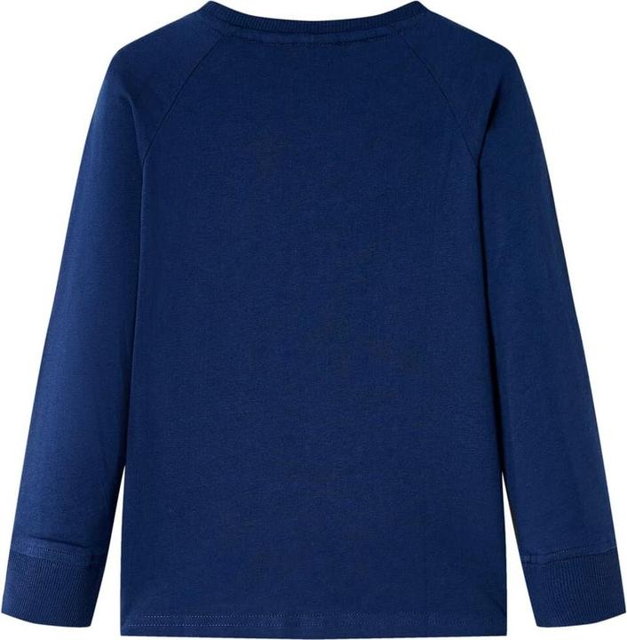 Produktbild VidaXL Kinder-Langarmshirt Marineblau 104,Material: 100 (104)