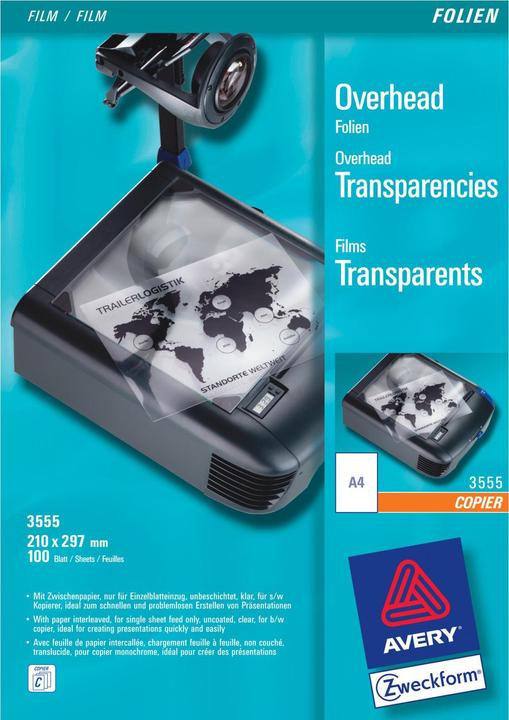 Avery Overhead-Folien