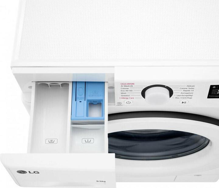 Actual product image LG Washer - Dryer F4DR5009A3W 1400 rpm 9 kg 6 Kg