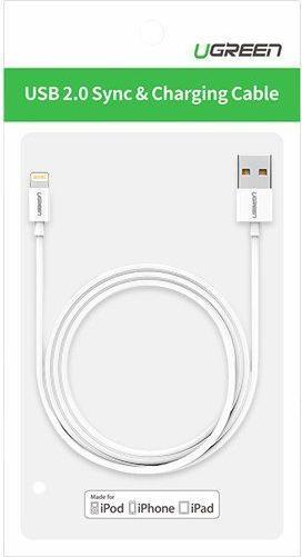Produktbild Ugreen Lightning zu USB-A 2.0 Kabel (1 m, USB 2.0)
