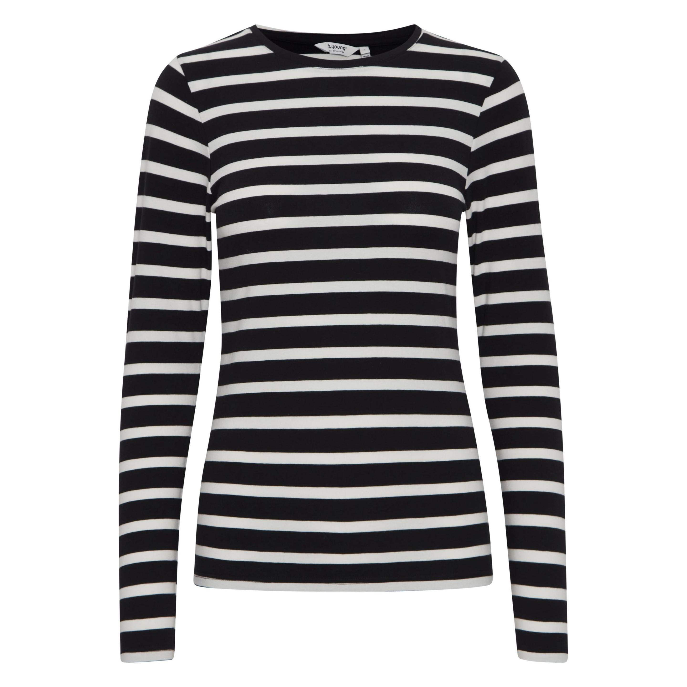 B.young, Damen, Shirts, Bypamila Ls Tshrt - 20807931, Weiss, (Xs)
