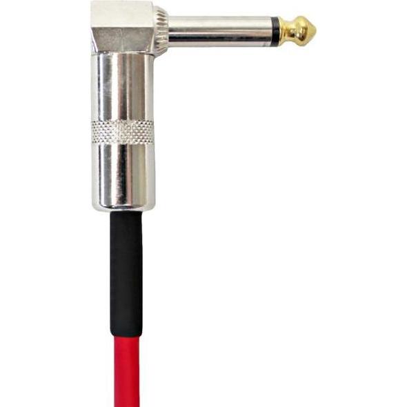 keepdrum GC028 Patchkabel Klinke Winkel 30cm Rot (0.30 m), Audio Kabel
