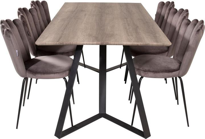 Ebuy24 Marina dining set (7-piece) buy at Galaxus