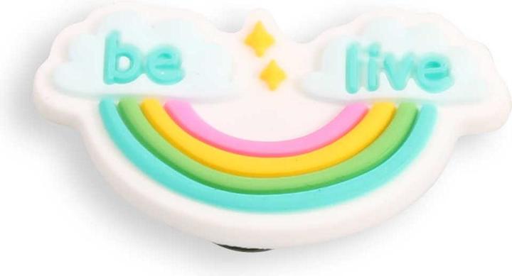 Produktbild PhoneLook Trendige Aufsteck-Sticker 3D für Silikonhülle mit Löcher Be Live Rainbow