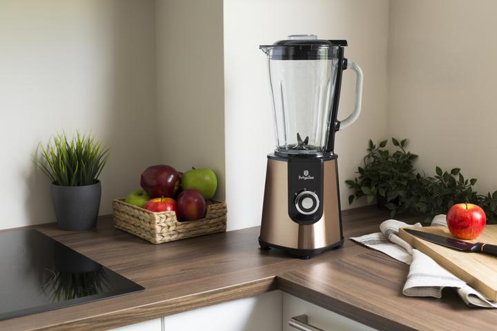 Productafbeelding BerlingerHaus BH9448 Tafelmixer met glazen pot van 1,75 L, 1000 W Metallic lijn (1000 W)