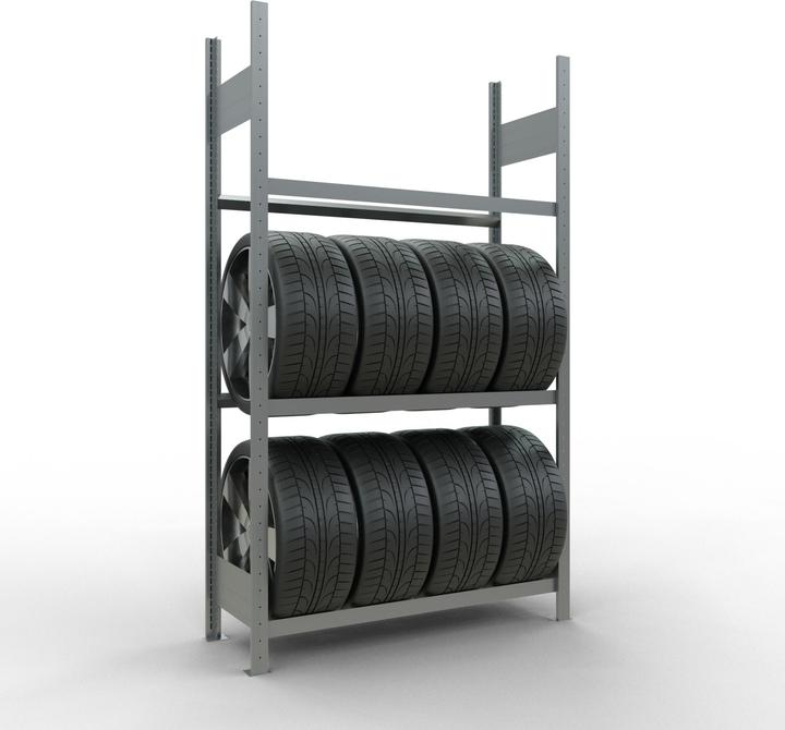 Actual product image Schulte Lagertechnik Wheels basic rack MULTIplus150