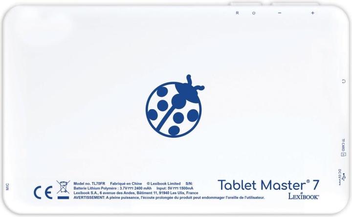 Immagine prodotto Lexibook LexiTab Master 7 pollici con contenuti educativi, cover protettiva versione FR