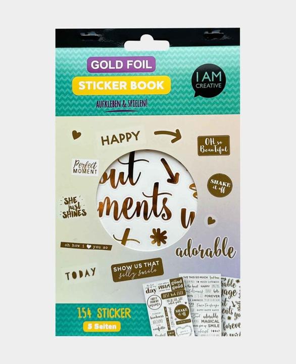 Actual product image I Am Creative Sticker book