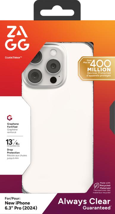 Produktbild Zagg Crystal Palace (Apple iPhone 16 Pro)