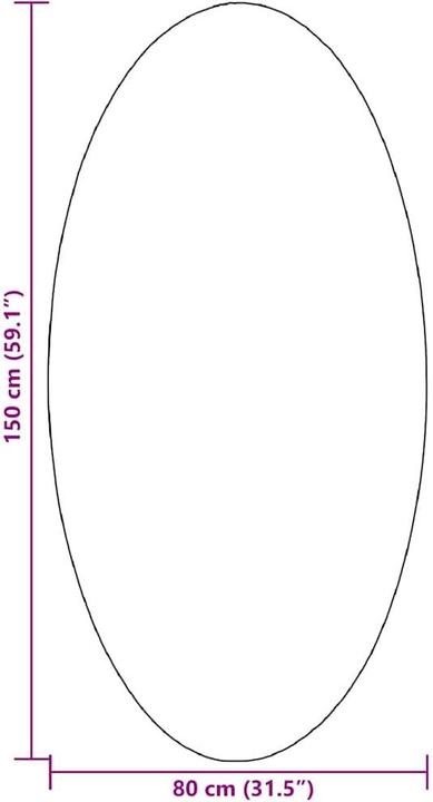Produktbild vidaXL Polyester Teppich (150 x 80 cm)