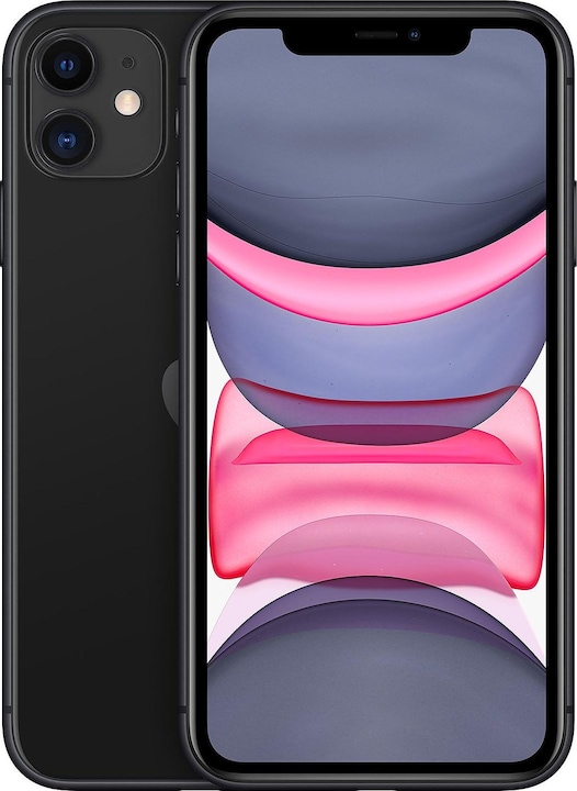 Re!commerce iPhone 11 (64 GB, Black, 6.10", 12 Mpx, SIM + eSIM, C / Good)
