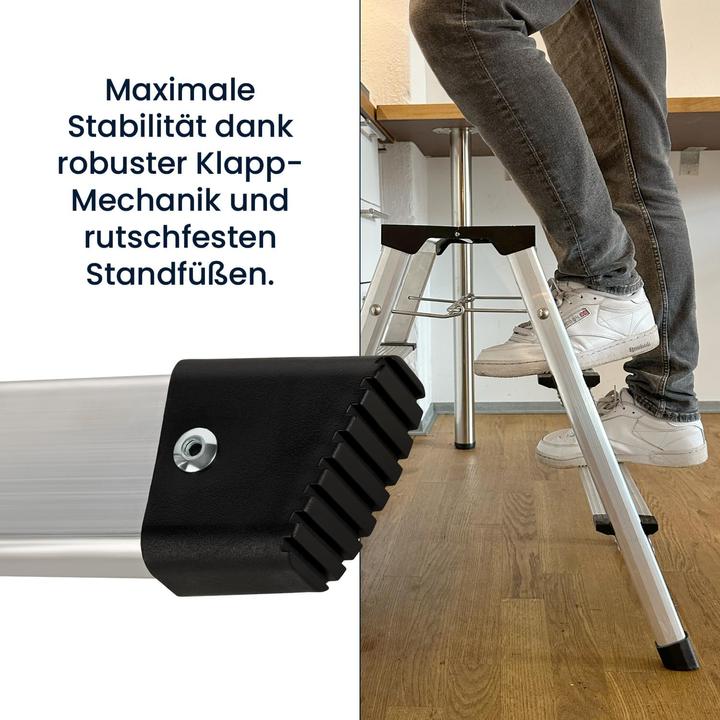 Immagine prodotto Flexilife Sgabello in alluminio (45 cm)