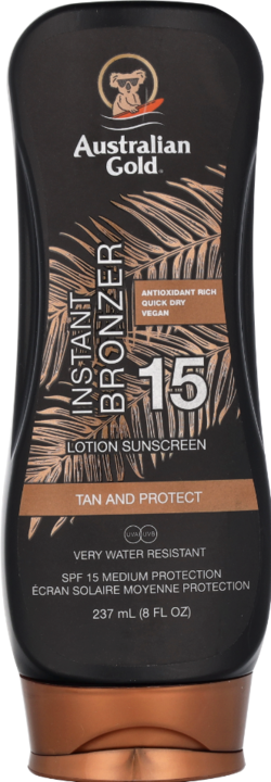 Actual product image Australian Gold Lotion Bronzer (Sun lotion, SPF 15, 237 ml)