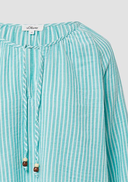 Immagine prodotto s.Oliver Bluse Musselin-Bluse mit Raglanärmeln und Raffung (32)