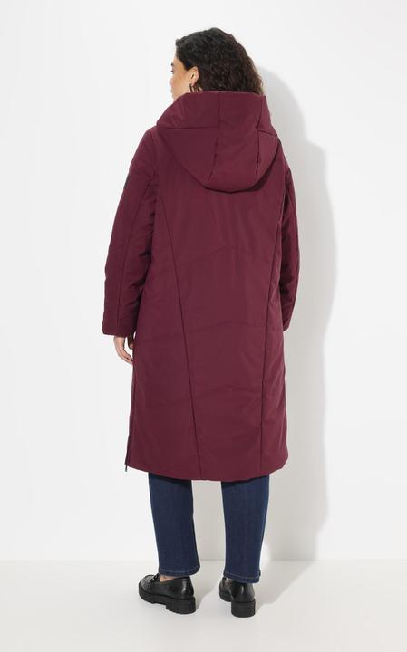 Immagine prodotto Ulla Popken Cappotto imbottito HYPRAR con zip a cursore doppio, collo alto e materiale riciclato (42, 44)